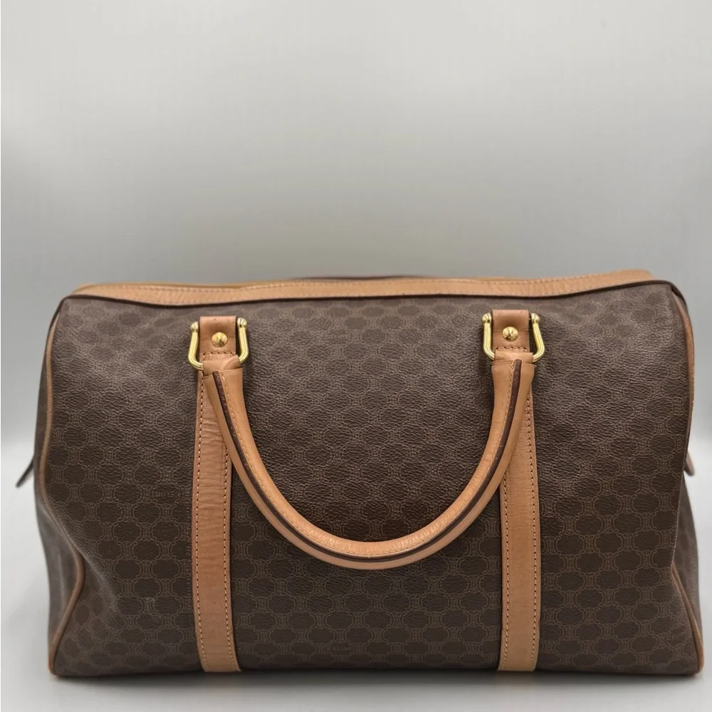 Celine Vintage Macadam Boston Bag - Picture 2 of 13